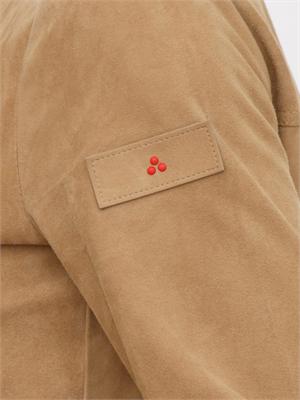 Giubbino pelle scamosciata beige Peuterey donna in DONNA