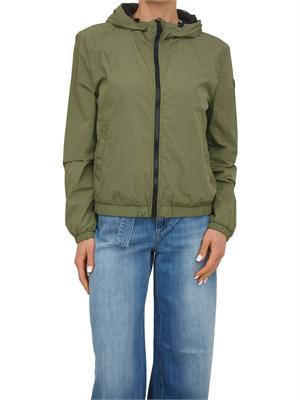 Giubbino Peuterey donna in tela di nylon verde in DONNA