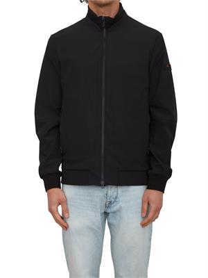 Bomber Peuterey uomo realizzato in tessuto stretch nero in UOMO