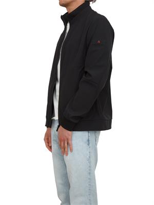 Bomber Peuterey uomo realizzato in tessuto stretch nero in UOMO