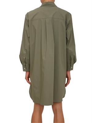 Vestito chemisier EMMGENZANA Emme Marella in cotone verde in DONNA
