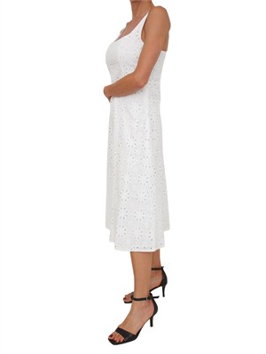 Abito EMMMARINA Emme Marella in mussola di cotone bianco sangallo in DONNA