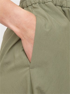 Pantaloni Angolo Emme Marella in viscosa verde in DONNA