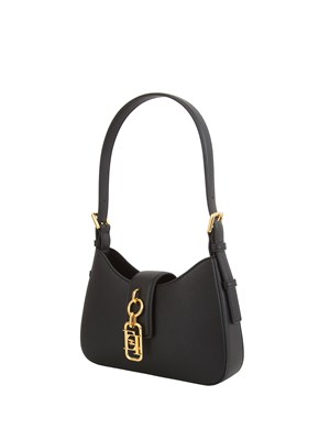 Borsa Elisabetta Franchi ecopelle nera in DONNA