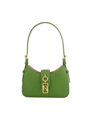 Borsa Elisabetta Franchi ecopelle verde in DONNA