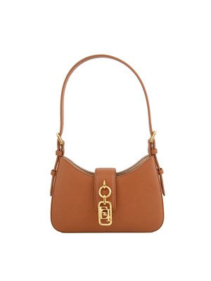Borsa Elisabetta Franchi ecopelle cuoio in DONNA