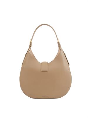 Borsa hobo  Elisabetta Franchi in ecopelle beige in DONNA