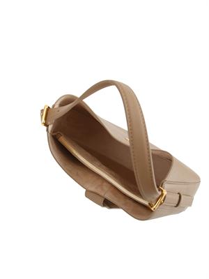 Borsa hobo  Elisabetta Franchi in ecopelle beige in DONNA