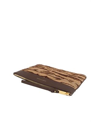 Pochette Elisabetta Franchi in tessuto lavorazione 
animalier in DONNA