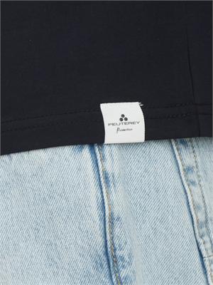 T-shirt Peuterey uomo in cotone blu in UOMO