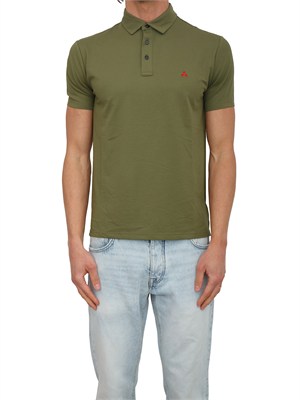 Polo Peuterey uomo in cotone verde in UOMO