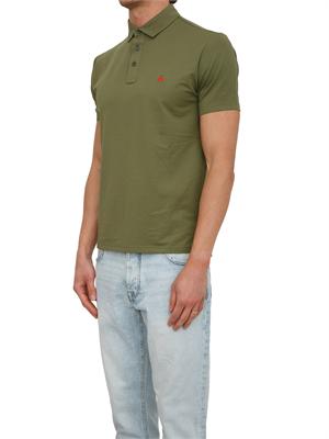 Polo Peuterey uomo in cotone verde in UOMO