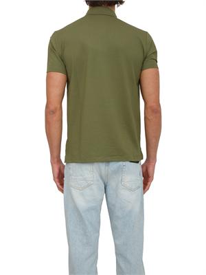 Polo Peuterey uomo in cotone verde in UOMO