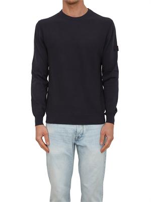 Maglia Peuterey uomo in cotone blu in UOMO