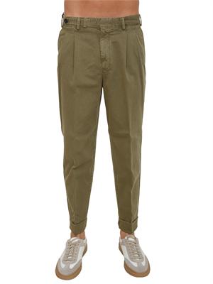 Pantaloni PT Torino chino in cotone verde in UOMO