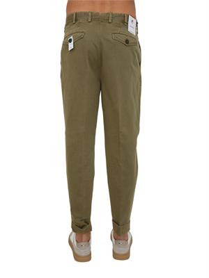 Pantaloni PT Torino chino in cotone verde in UOMO