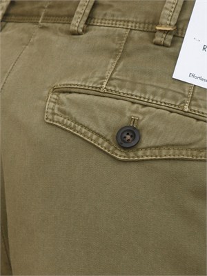 Pantaloni PT Torino chino in cotone verde in UOMO