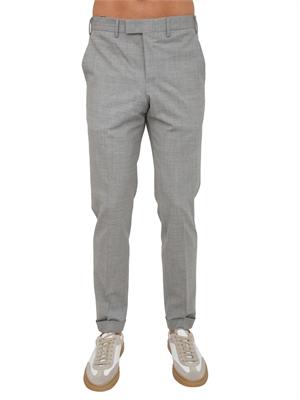 Pantaloni grigi PT Torino in lana stretch in UOMO