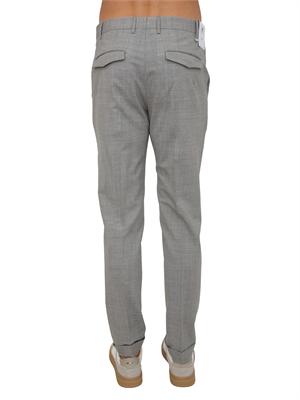 Pantaloni grigi PT Torino in lana stretch in UOMO