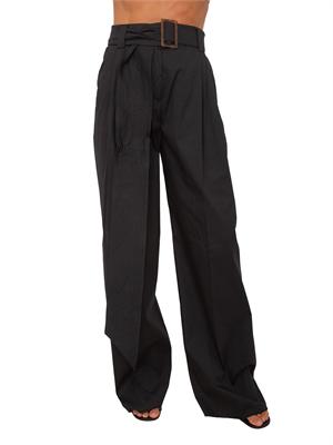 Pantaloni Mllnavile di Marella in cotone nero in DONNA
