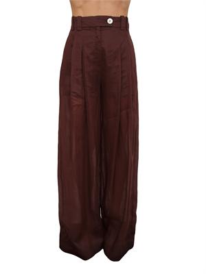Pantalone MLLAereo di Marella in ramiÉ marrone in DONNA