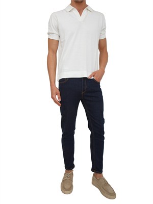 Jeans PT TORINO in denim stretch blu in UOMO