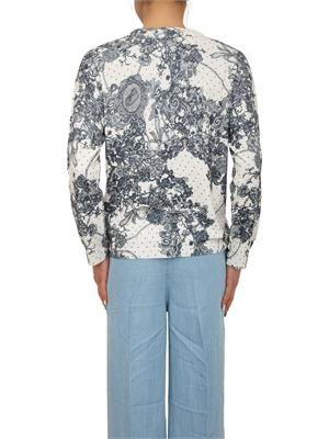 Maglia Blugirl in misto viscosa stampa pizzo in DONNA