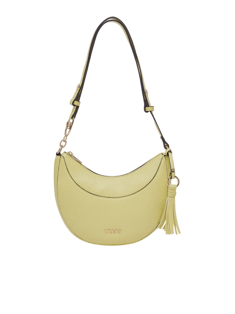 Borsa hobo media Liu Jo in ecopelle gialla