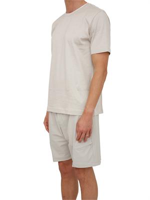 T-shirt Eleventy uomo in pregiato cotone taupe in UOMO