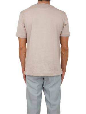 T-shirt Eleventy uomo in pregiato cotone rosa antico in UOMO