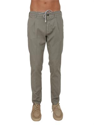 Pantaloni jogger Eleventy uomo in cotone verde in UOMO
