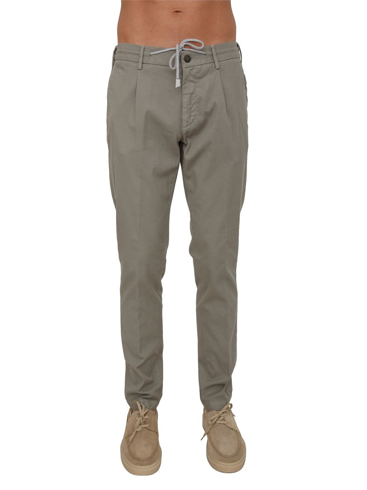Pantaloni jogger Eleventy uomo in cotone verde