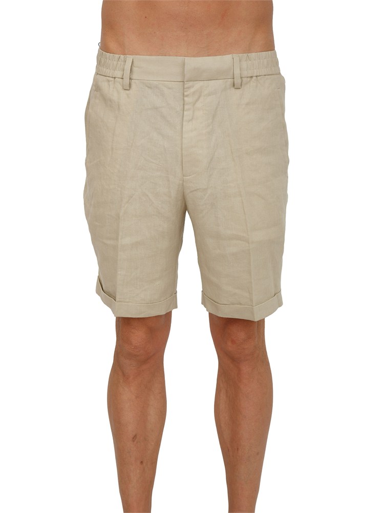 Bermuda Liu Jo uomo in lino beige