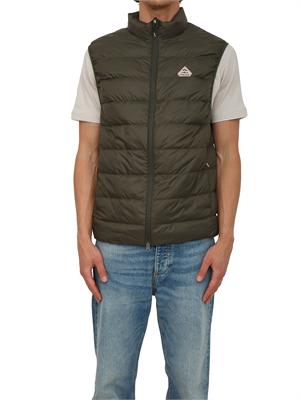 Gilet Guzet Pyrenex uomo in piuma d'oca e tessuto tecnico verde in UOMO