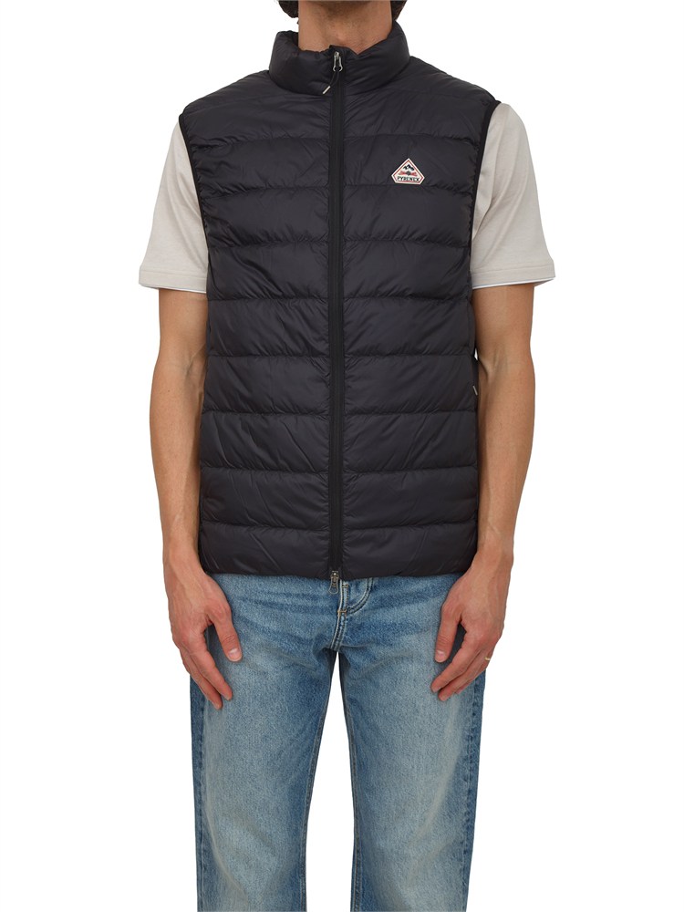 Gilet Guzet Pyrenex uomo in piuma d'oca e tessuto tecnico nero