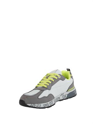 Sneakers grigie Aeronautica Militare in ripstop e suede in UOMO