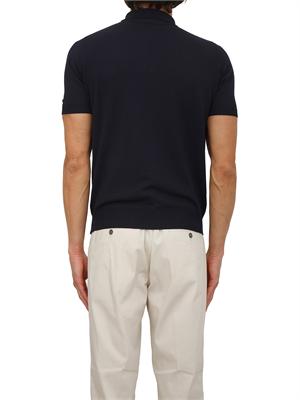 Polo Aiace Galassi in maglia di cotone blu in UOMO