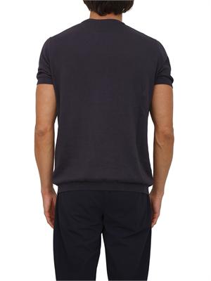 T-shirt Liu Jo uomo in maglia di lino e cotone blu in UOMO