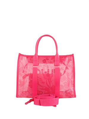 Borsa shopping Liu Jo fuxia semitrasparente in DONNA