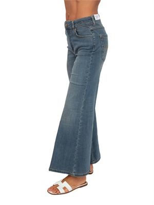 Jeans cropped Mlswlcrop Marella in denim blu medio in DONNA