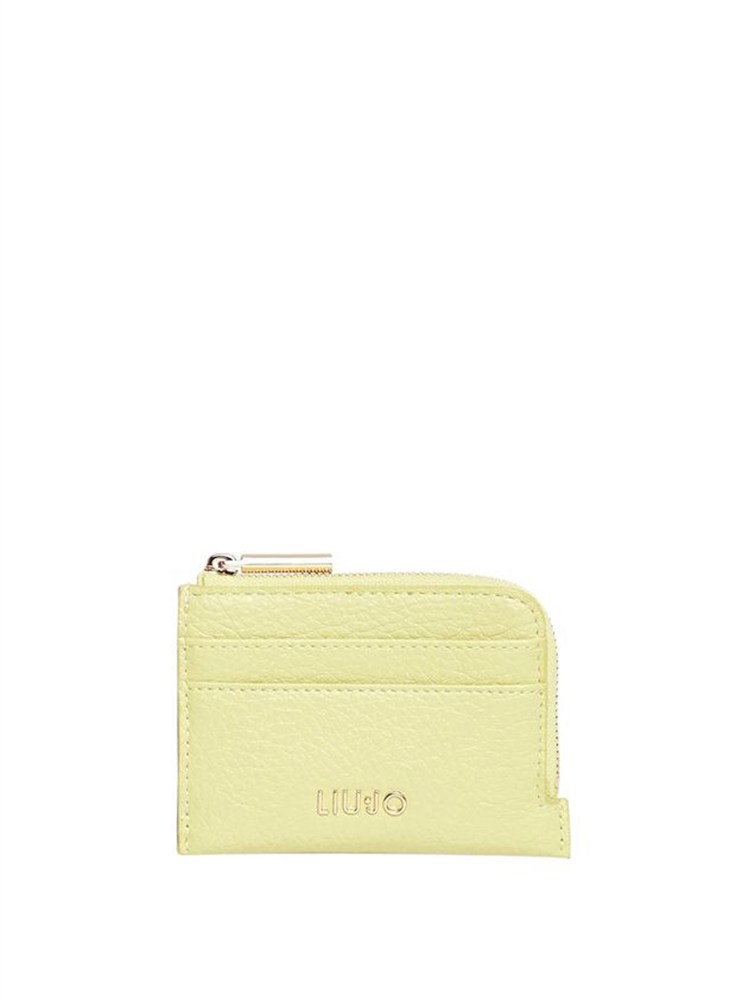 Porta carte giallo Liu Jo donna in ecopelle