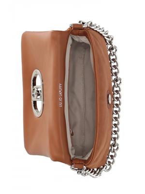 Borsa La Puffy Liu Jo donna in tessuto cammello con borchie in DONNA
