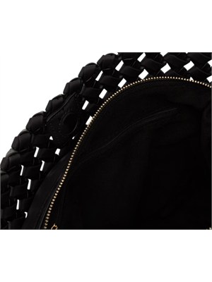 Borsa nera MLABARCA Marella in tessuto spalmato e nylon in DONNA