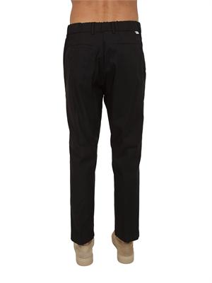 Pantaloni Paolo Pecora in misto cotone nero in UOMO