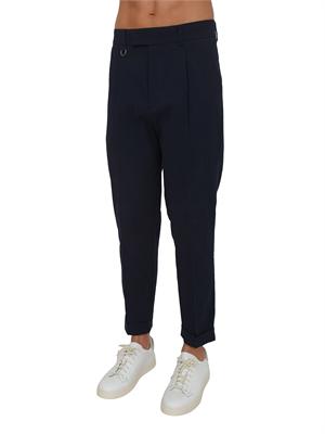 Pantaloni Paolo Pecora in cotone blu in UOMO