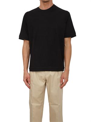 T-Shirt Paolo Pecora in cotone nero in UOMO