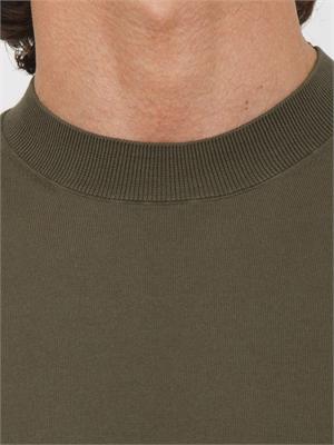 Maglia maniche corte Paolo Pecora in cotone verde in UOMO