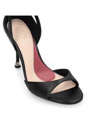Sandali Liu Jo in pelle nera con tacco a spillo in DONNA