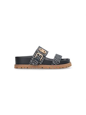 Sandali Liu Jo donna in tessuto blu jacquard all over in DONNA