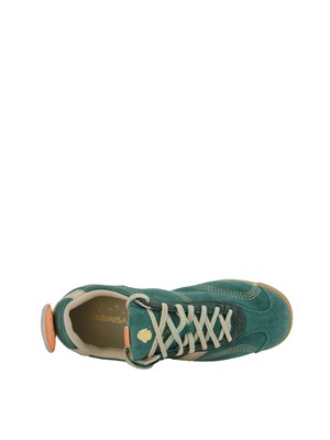 Sneaker Stardust Satorisan in pelle verde in DONNA